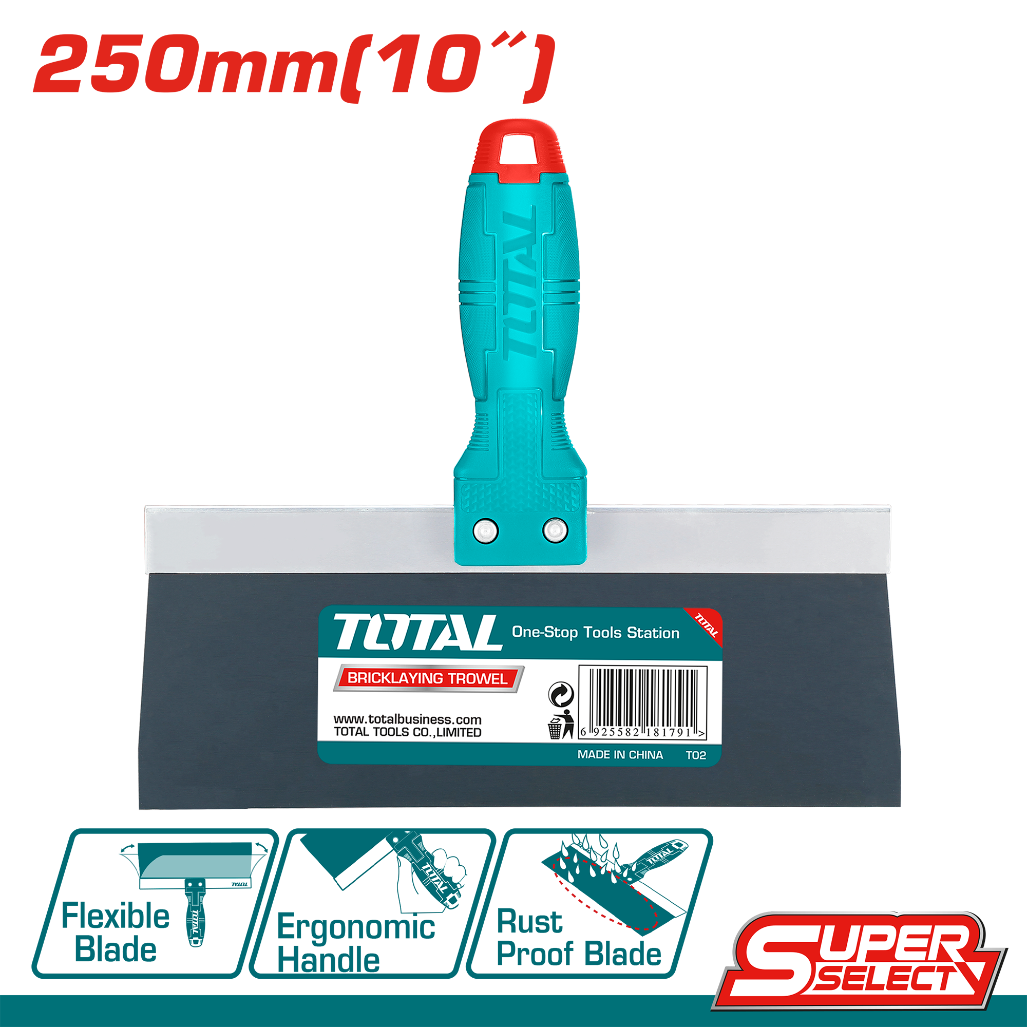 10" Drywall taping knives OMC TOOLS